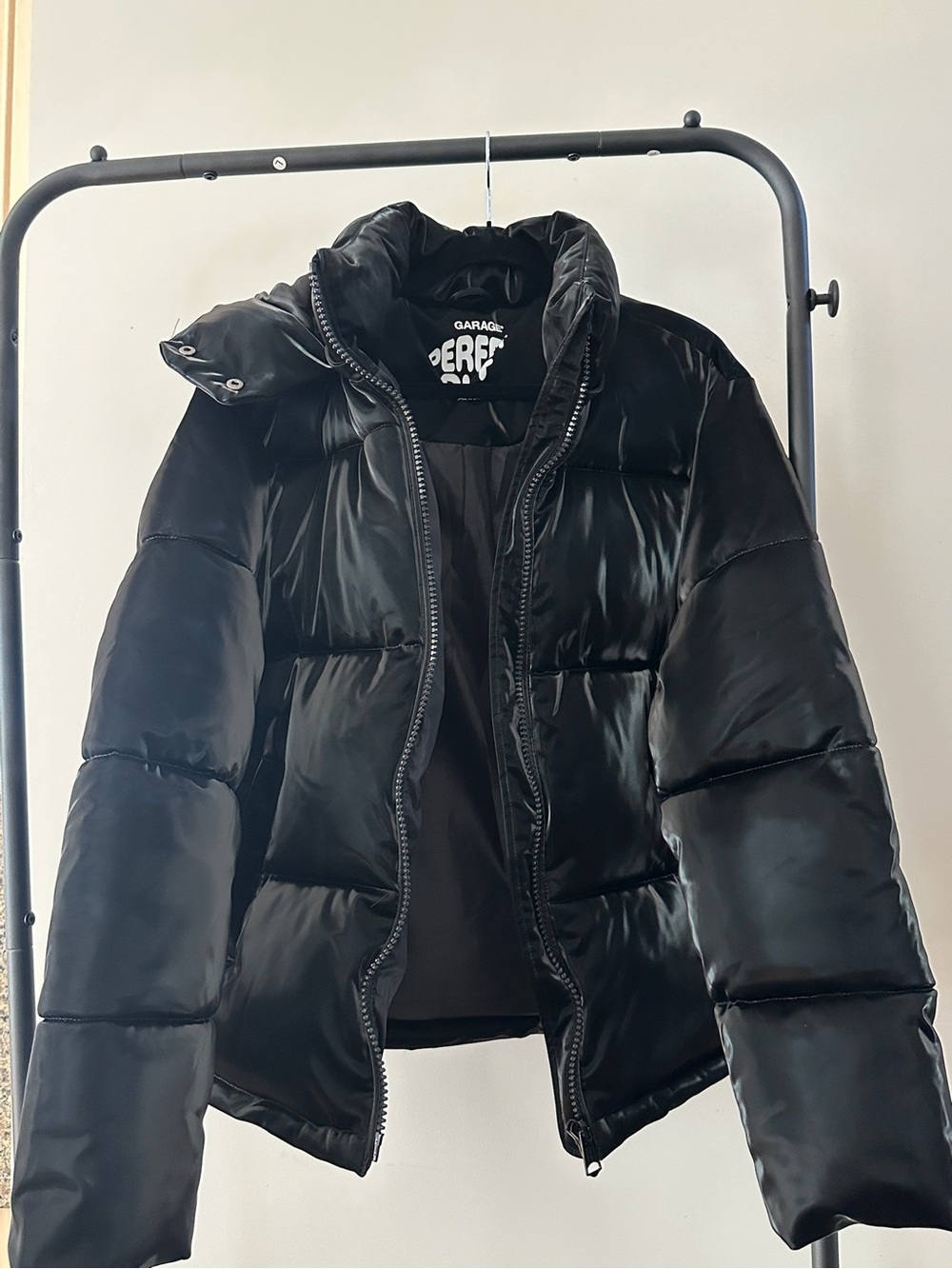 Garage Glossy Perfect Puff Jacket - Women's Short Winter Coat